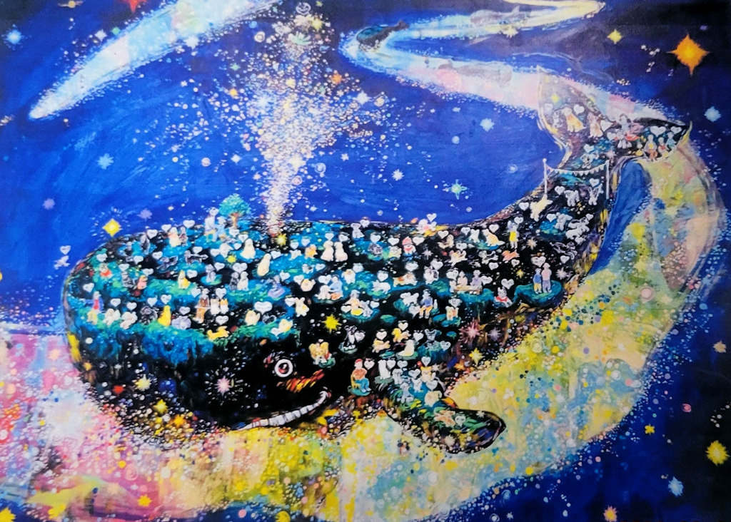 天国のクジラ展：絵画写真